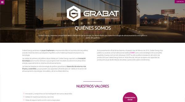 Página web Grabat Energy