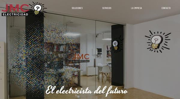 Página web de JMC Electricidad