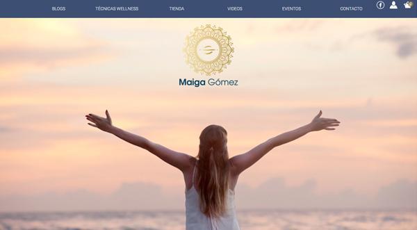 Página web de Maiga Gómez