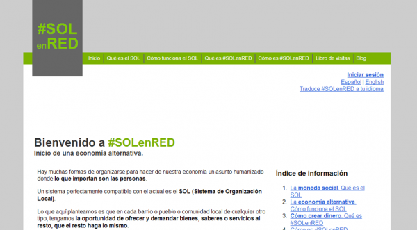 Página web #SOLenRED