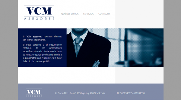 Página web VCM-asesores