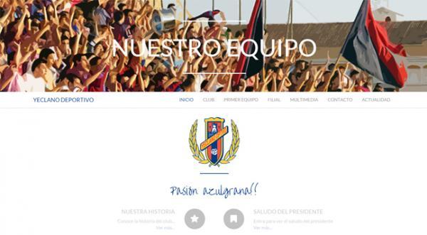Página web Yeclano Deportivo